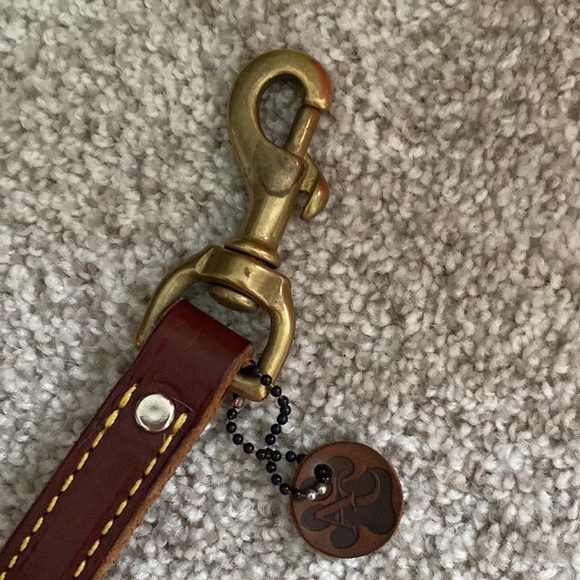 NEW set of leather 2 collar + leash - Picture 6 of 15
